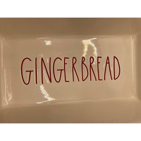 RAE DUNN Christmas Collection “GINGERBREAD" Pan Baking Dish & Hot Plate "PEACE" - Picture 11 of 11
